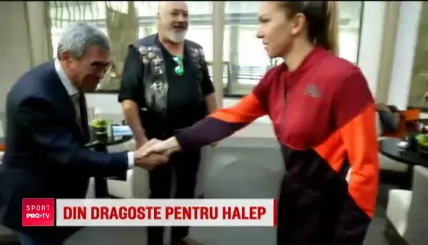 Super cadoul pe care Nicu Covaci i l-a facut Simonei Halep: un tablou pictat chiar de solistul trupei Phoenix