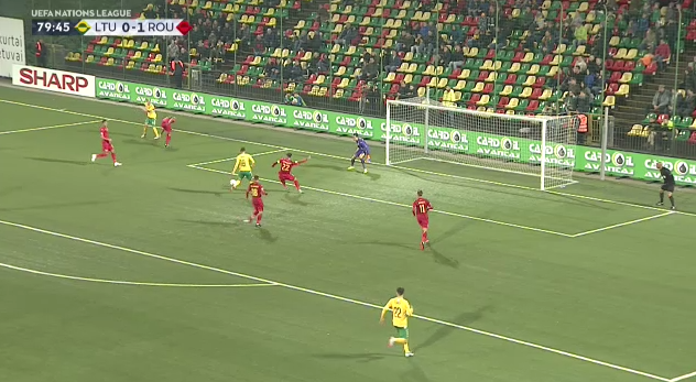 ROMANIA LA MAXIM! Gol in minutul 90+3 si duminica ne batem pentru primul loc in grupa: Lituania 1-2 Romania! VIDEO_8