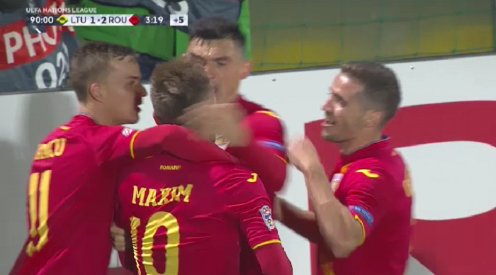 ROMANIA LA MAXIM! Gol in minutul 90+3 si duminica ne batem pentru primul loc in grupa: Lituania 1-2 Romania! VIDEO_10