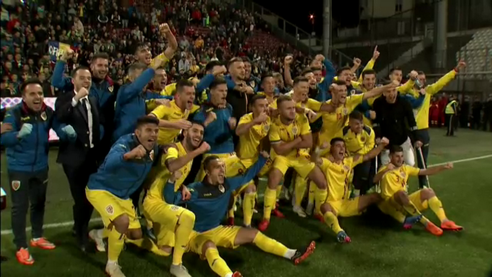 ROMANIA - TARA GALILOR 2-0 | Imaginile care iti fac pielea de gaina! Scene FABULOASE dupa fluierul de final! Radu cel Frumos i-a dus pe jucatori la fani! VIDEO