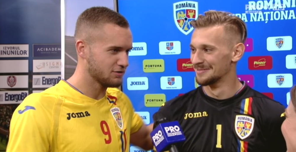 Daca mai faci asa, eu ma apuc de box, iau rosu la fiecare meci! Moment SENZATIONAL dupa Romania - Tara Galilor! Puscas s-a dus peste Radu la interviuri