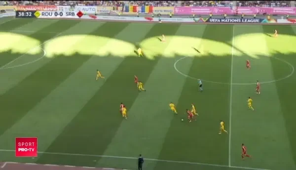 ROMANIA - SERBIA | Ratare uriasa a sarbilor! Gacinovic trimite pe langa poarta goala