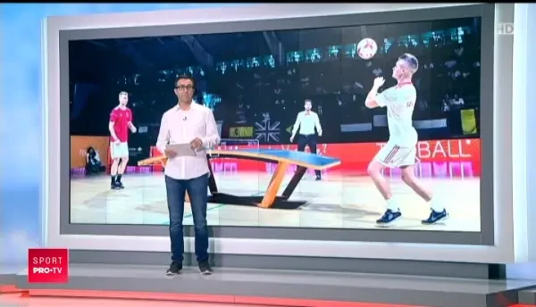 Un roman a luat titlul mondial la fotbalul pe masa de tenis!