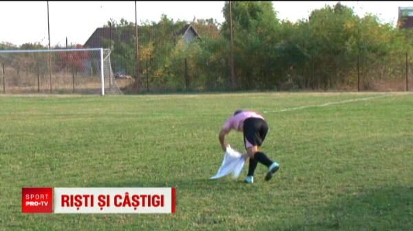 O echipa de judet a dat cel mai tare gol al lunii in Romania! Un amator a marcat ca Hagi la Real si Barca