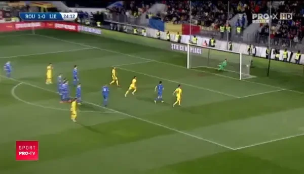 GOOOOOOOOOOOOOOOL IANIIIIIIS HAGI! Reusita FABULOASA din lovitura libera pentru Romania U21