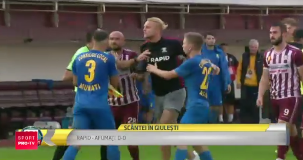 Rapidul, pas gresit in liga a treia: 0-0 cu Afumati si scandal la final! Jucatorii au sarit la bataie! Ce a spus Daniel Pancu despre sansele la promovare: VIDEO