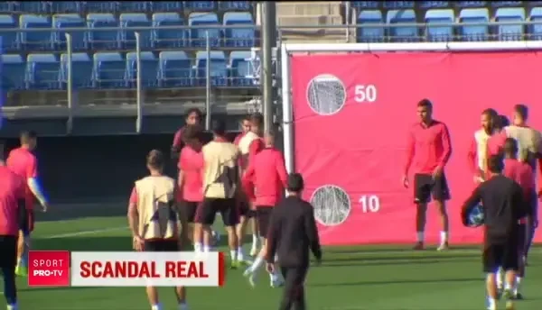 SCANDAL la antrenamentul Realului: Sergio Ramos a RABUFNIT! Ce gest nervos a avut la adresa unui coleg. VIDEO