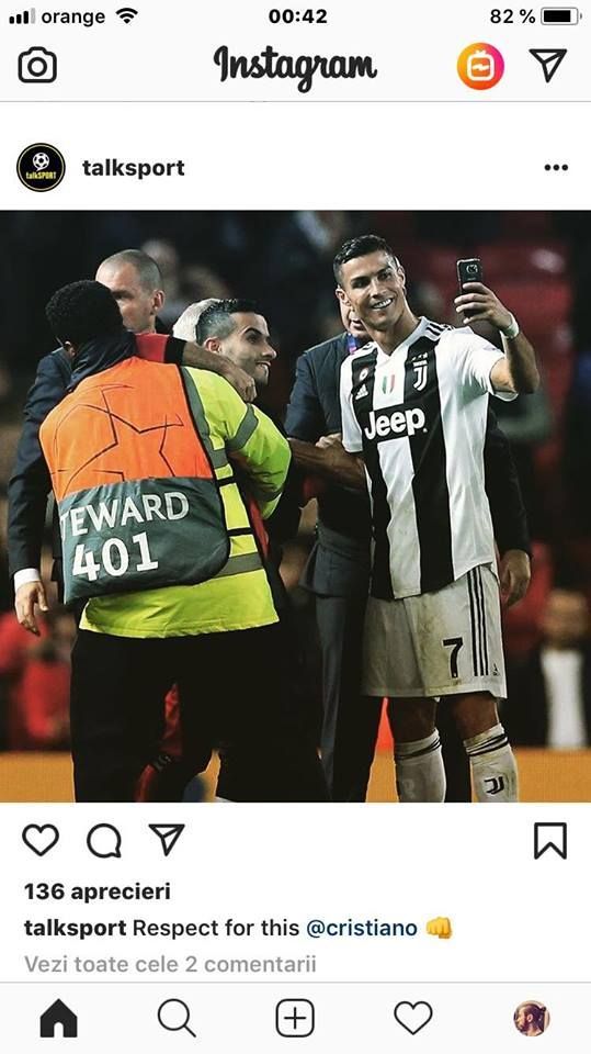 Imaginea de 1 milion de LIKE-uri! Ce nu s-a vazut la TV: ce a facut Ronaldo in momentul in care un fan a intrat pe teren_2