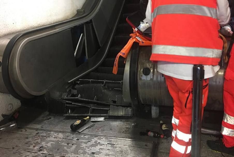 Bilantul victimelor, la metroul din Roma: 24 de suporteri TSKA Moscova au fost raniti! Imagini cumplite VIDEO_6