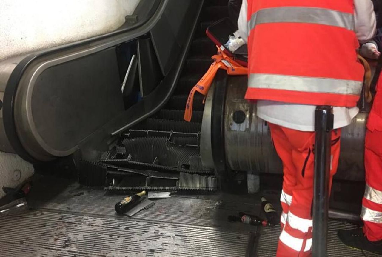 Bilantul victimelor, la metroul din Roma: 24 de suporteri TSKA Moscova au fost raniti! Imagini cumplite VIDEO_6