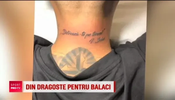 Mitrita s-a dus la salonul de tatuaje si si-a pus pe piele ultimele cuvinte pe care i le-a spus Balaci! Gestul incredibil al vedetei Craiovei
