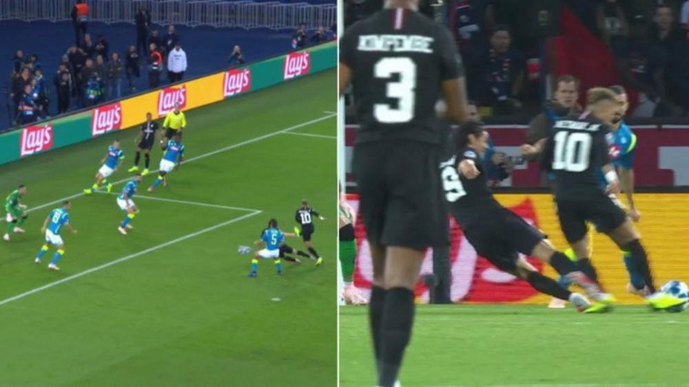 PSG - NAPOLI 2-2 | Chiar nu se suporta! Cavani l-a ACCIDENTAT pe Neymar! Faza incredibila in Champions League