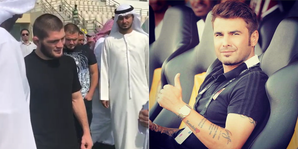 Mutu, fata in fata cu noul star din UFC! Khabib, in vizita la Al Wahda, echipa antrenata de Reghecampf. VIDEO