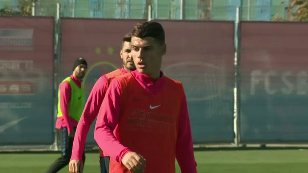 FARA EMOTII! Pustiul promovat de Dica la FCSB s-a luptat cu Fl. Coman si Rusescu la antrenament. VIDEO