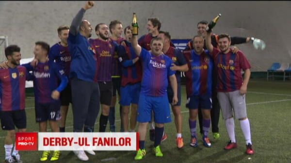 Barca si Real s-au infruntat la Bucuresti cu 3 zile inaintea derby-ului de pe Camp Nou! Fanii lui Messi i-au invins pe suporterii lui Ramos