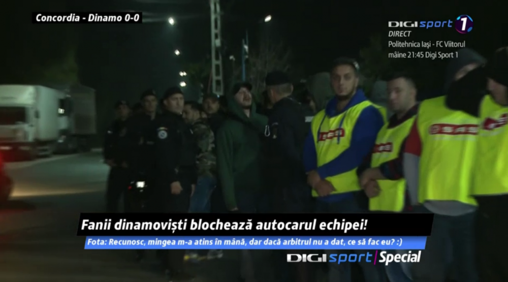 CHIAJNA 0-0 DINAMO | Momente tensionate la Chiajna! Suporterii lui Dinamo au blocat autocarul echipei. Ce s-a intamplat