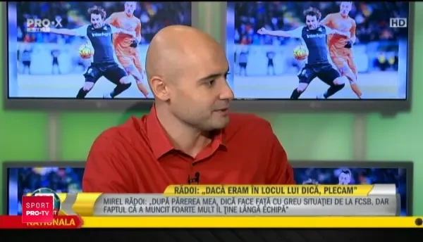 Radoi il face praf pe Florin Tanase dupa ce a refuzat banderola: Este jignitor ce a facut!