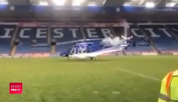 Ce se intampla la decolarea elicopterului patronului lui Leicester! Imagini SOC au ajuns pe internet. VIDEO