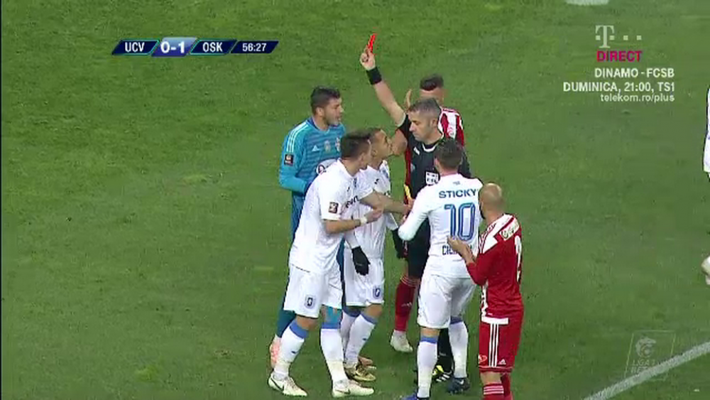U CRAIOVA - SEPSI OSK 1-1 | Burlacu egaleaza pe final dupa eliminarea lui Mitrita! Oltenii au terminat partida cu 2 eliminati! Toate fazele sunt aici_3