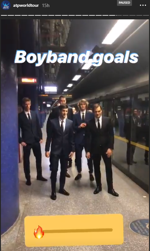 Supriza la metroul din Londra! Cei mai buni tenismeni ai lumii au facut senzatie, imbracati la costum | FOTO VIRALE_3