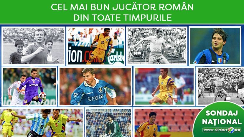 CEL MAI MARE SONDAJ NATIONAL | Hagi, Dobrin, Balaci sau....? AICI VOTEZI cel mai bun jucator roman din prima SUTA de ani de Romania!