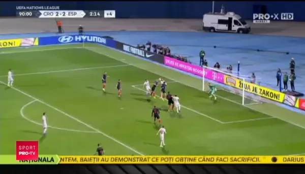Gol in prelungiri in Croatia - Spania