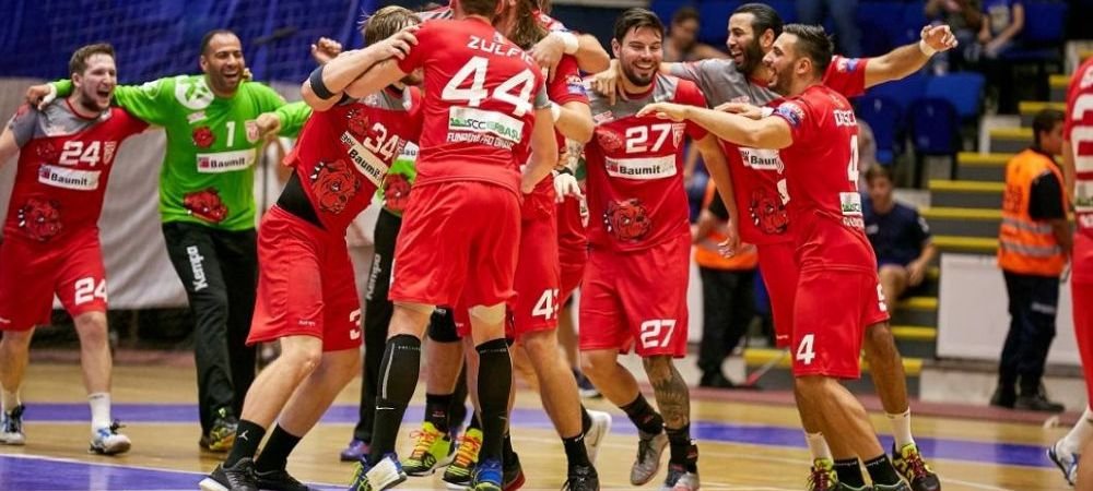 Dinamo, sezon exceptional in Champions League la handbal! A invins campioana Finlandei si joaca meciul decisiv in Elvetia
