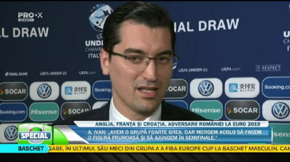 GRUPE EURO U21 | Burleanu, increzator in grupul lui Hagi si Radu: "Sa se gandeasca chiar si la finala, suntem pregatiti din punct de vedere financiar!"