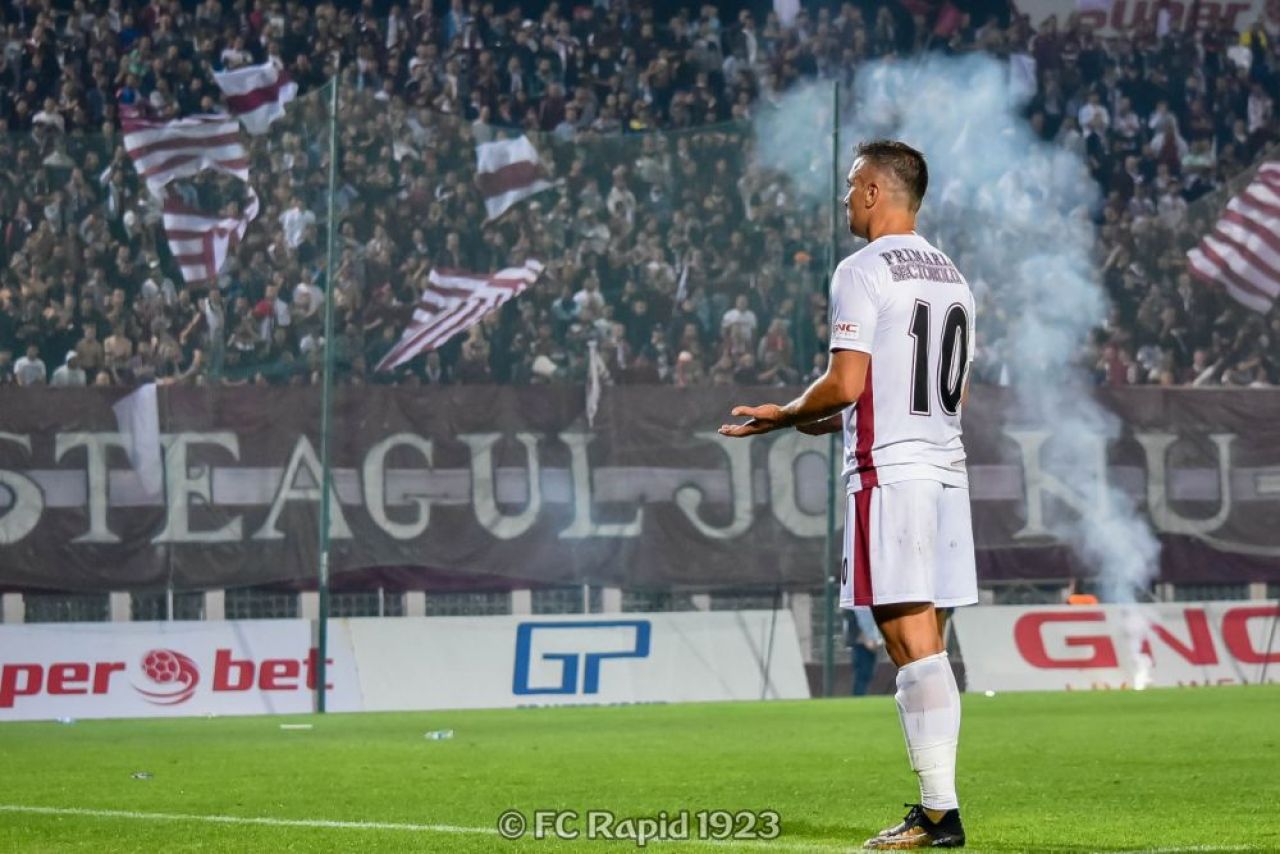 ADIO, GIULESTI! ULTIMUL MECI pe vechiul Rapid! Show TOTAL pe stadion: S-a stins nocturna, Pancu, IN GENUNCHI in fata fanilor!!! Imagini emotionante_1