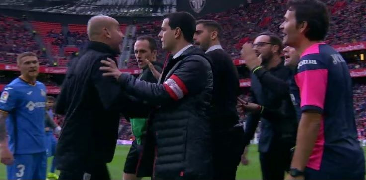 FOTO | Moment tensionat la Bilbao - Getafe! Ganea a prins pentru prima data lotul si a asistat la o scena incredibila