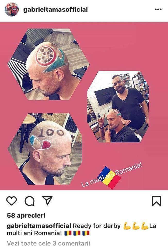 Doar Gabi Tamas putea sa faca asta! Freza fabuloasa pe care si-a facut-o pentru a celebra Centenarul Romaniei: FOTO