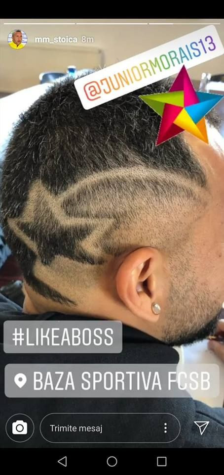 El e Tamas de la FCSB! Like a boss! :)) Tunsoarea speciala a lui Morais inainte de meciul cu Gaz Metan