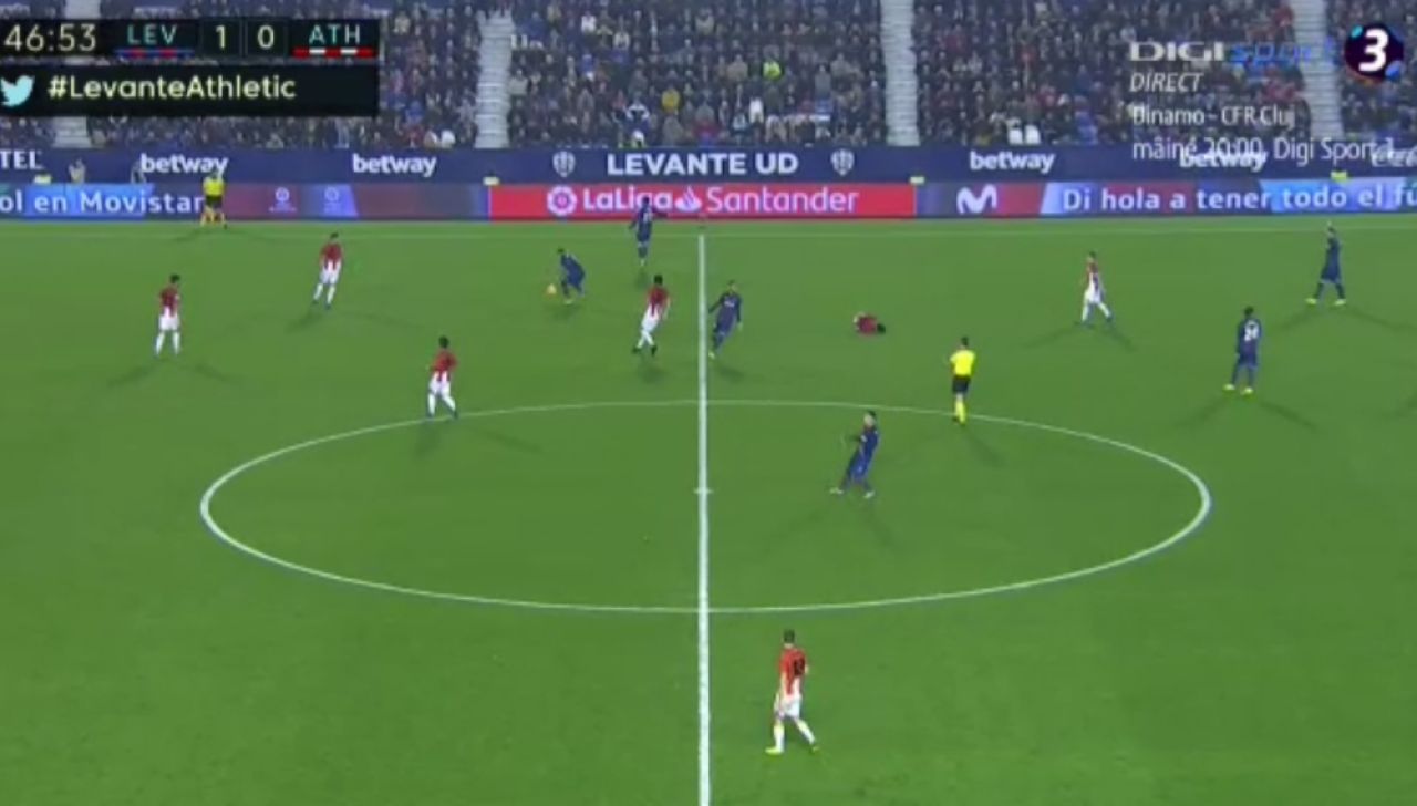 Momente TERIBILE pentru Cristi Ganea! S-a accidentat la primul meci ca titular la Bilbao si a iesit de pe teren pe targa | FOTO_2