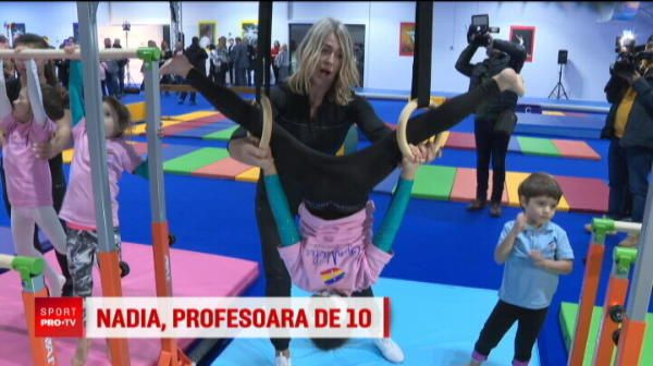 Nadia si-a deschis scoala de gimnastica! Reactia lui Tiriac: E mai mult aur aici decat in tezaurul Romaniei! Cum a decurs prima lectie pentru Simona Halep