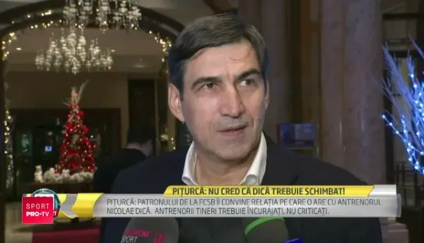 "Asta e principalul motiv!" Piturca explica de ce Becali nu l-a demis pe Dica pana acum
