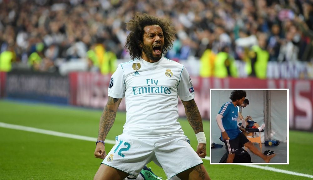 Magicianul Marcelo a intrat in spiritul sarbatorilor! Starul Realului a jonglat cu portocale la antrenament! VIDEO