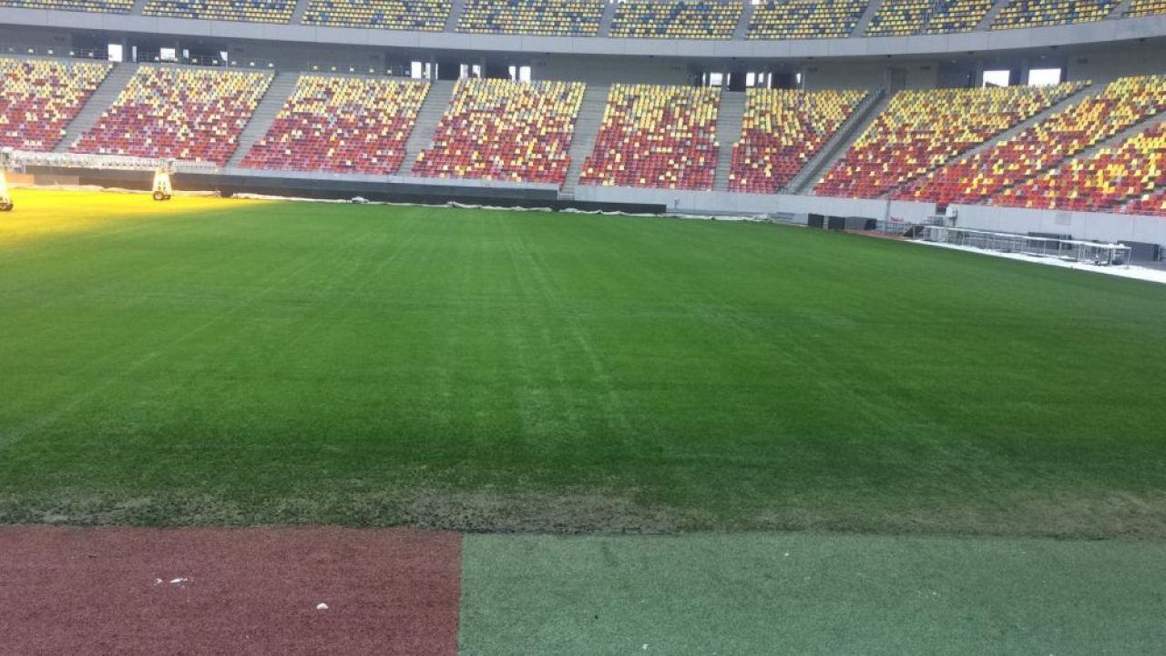 FOTO | Cum arata gazonul de pe Arena Nationala cu o zi inainte de FCSB - CFR! Reactia imediata a lui Becali_1
