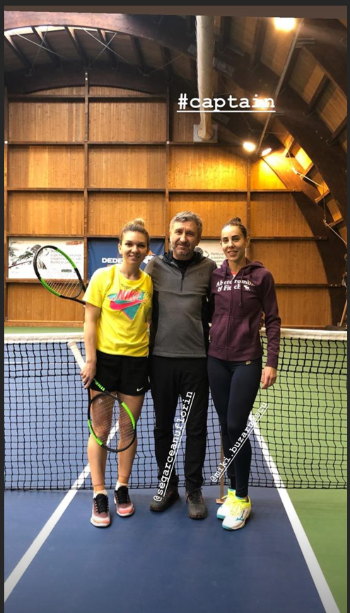Simona Halep nu spune Stop de Sarbatori! Antrenament SURPRIZA pentru romanca la Izvorani: Cine i-a fost partenera liderului mondial | FOTO