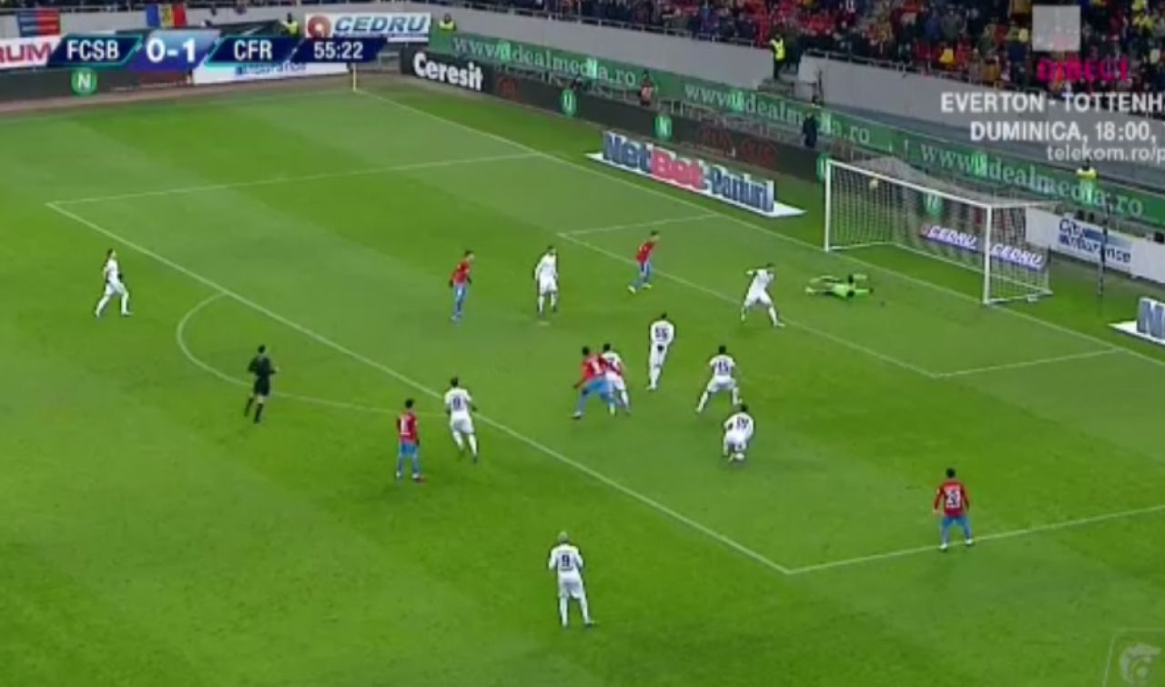 FCSB - CFR CLUJ 0-2 | Golul senzational al lui Deac si reusita lui Ionita din penalty aduc victoria clujenilor! Ratari pe banda rulanta pentru Gnohere si trei cartonase rosii_6