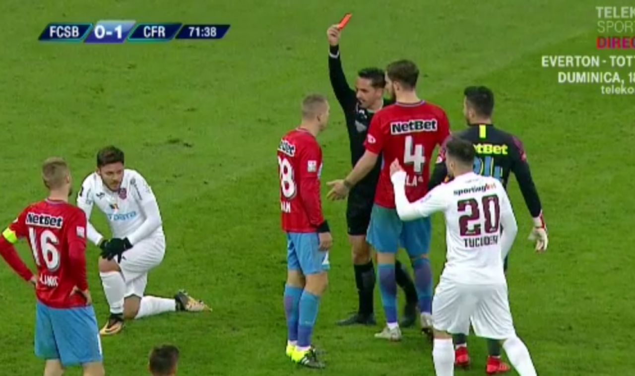 FCSB - CFR CLUJ 0-2 | Golul senzational al lui Deac si reusita lui Ionita din penalty aduc victoria clujenilor! Ratari pe banda rulanta pentru Gnohere si trei cartonase rosii_8