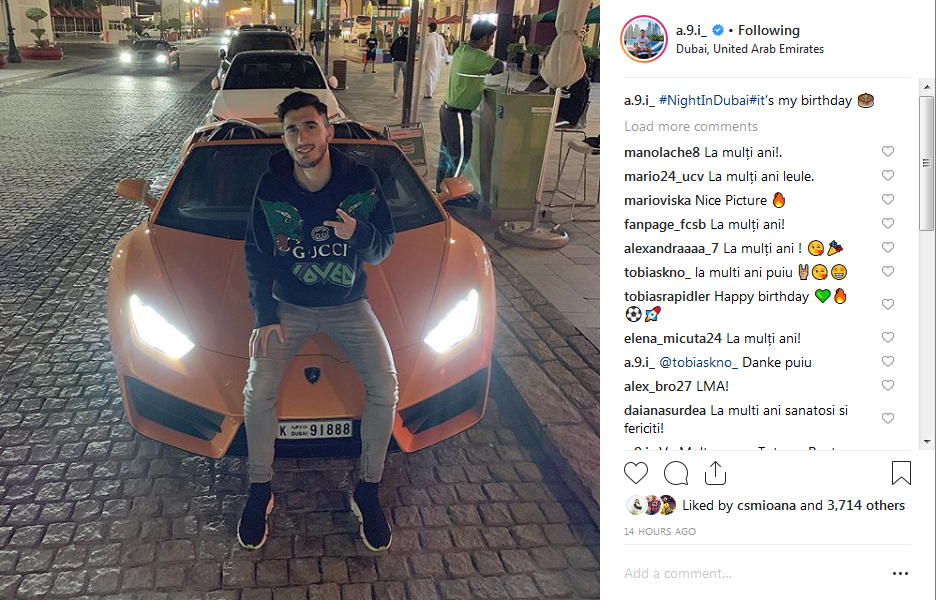 Andrei Ivan, zi de lux intre seici! S-a dat cu Lamborghini de sute de mii de euro prin Dubai! FOTO