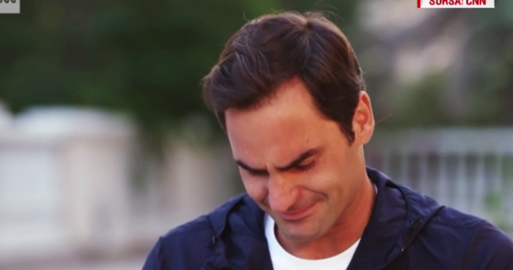 IMAGINI CUTREMURATOARE | Roger Federer, in lacrimi in timpul unui interviu! Tragedia care l-a marcat pe elvetian