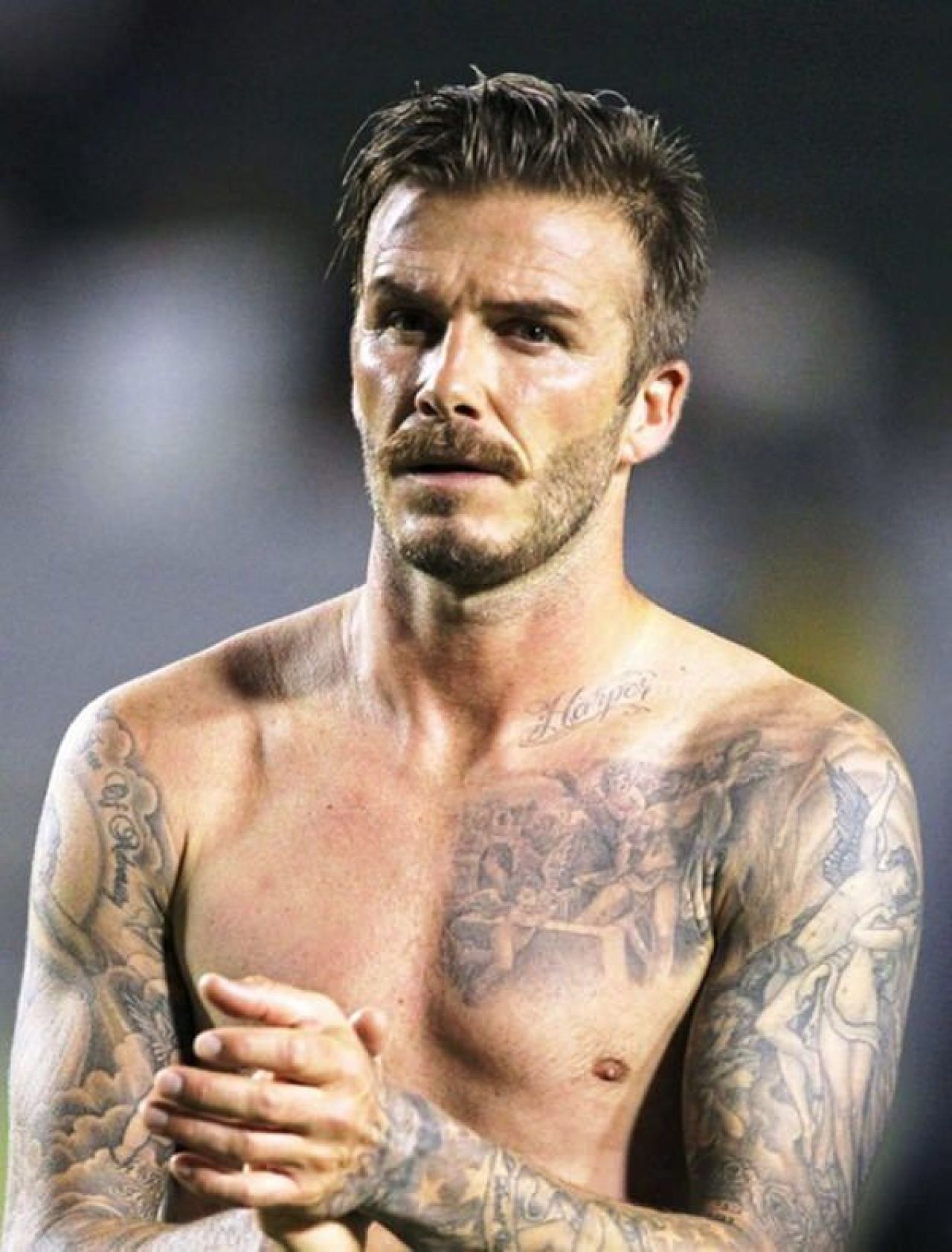 Transformare SOC pentru Beckham! Cum arata dupa ce si-a facut IMPLANT de par! Galerie FOTO_11