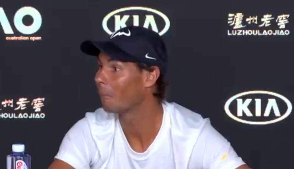 FABULOS! Nadal, momentul comic al zilei la Australian Open: ce a facut cand a vazut un jurnalist dormind la conferinta de presa | VIDEO