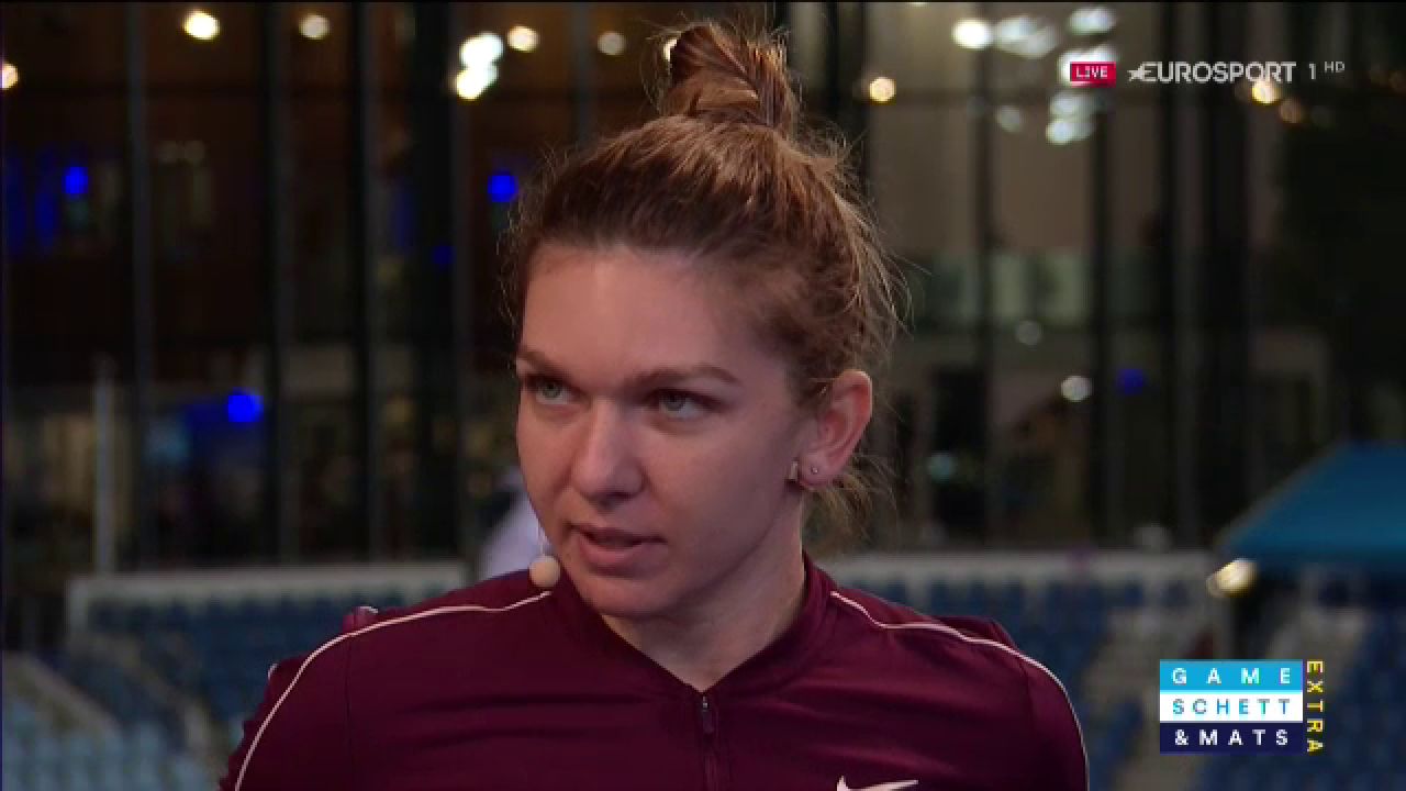Simona Halep a venit in SLAPI la emisiunea lui Mats Wilander: