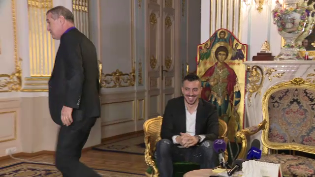 HORA LA FCSB | Moment incredibil la prezentarea lui Hora la FCSB! Becali s-a ridicat imediat cand a aflat cum il cheama: 