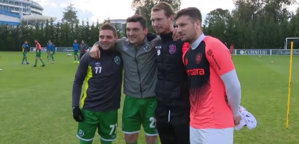 Romanii care se-ntalneau la nationala, s-au ciocnit in amicalul CFR - Ludogorets! Si-au amintit de vremurile petrecute impreuna: Am adunat amintiri frumoase