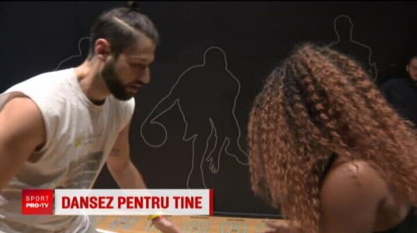 Vedeta nationalei de baschet trei la trei va sarbatori prin salsa calificarea la Olimpiada! Baschetbalistul ia lectii de la iubita lui cubaneza