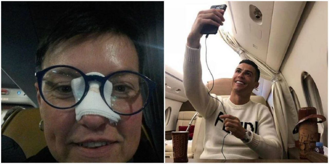 Cristiano Ronaldo i-a SPART NASUL unei femei: