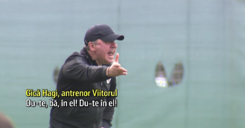 Hagi si-a iesit iar din minti! Du-te, ba, in el Ultimul amical i-a pus capac Regelui